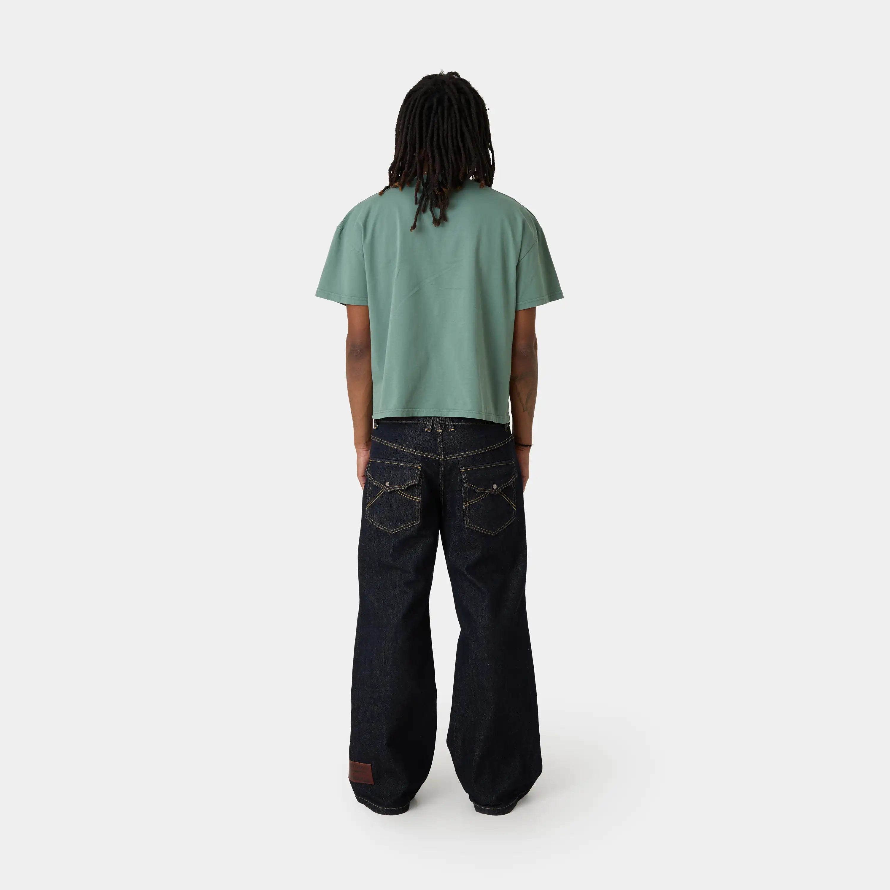 WCC Wreath Green Oversized Tee T-shirts Eme Studios