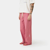 Marbe Salmon Striped Pants Pants Eme Studios