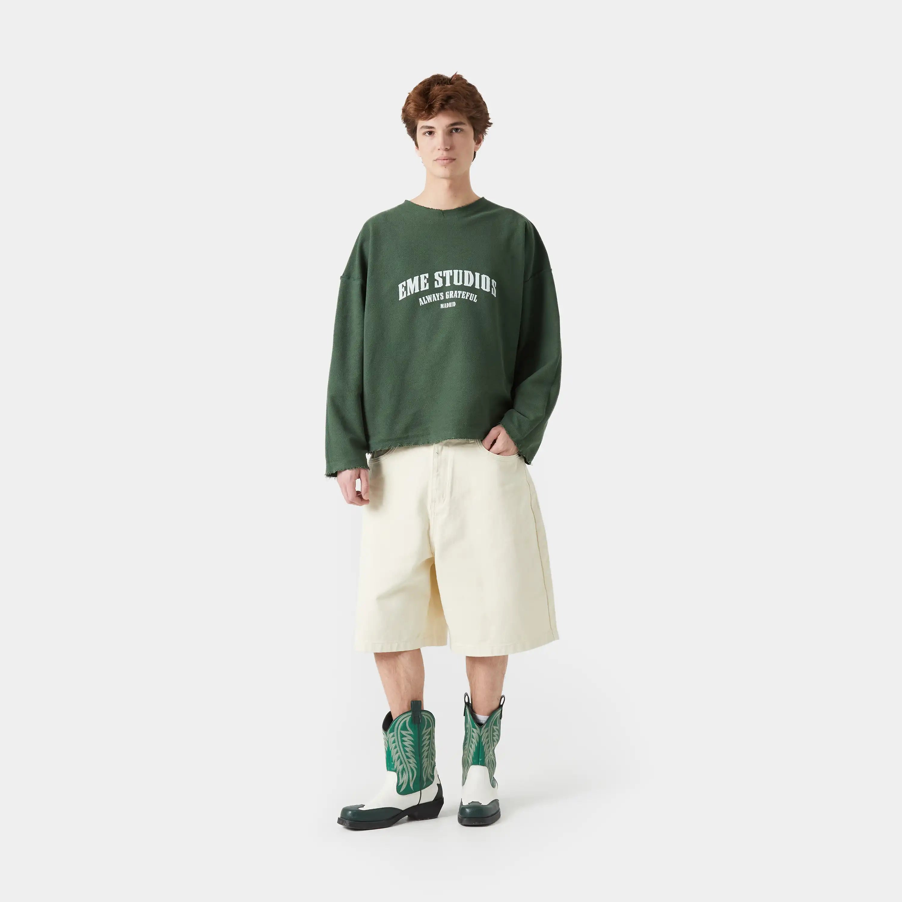 Suty Sycamore Reverse Crewneck Sweatshirts eme