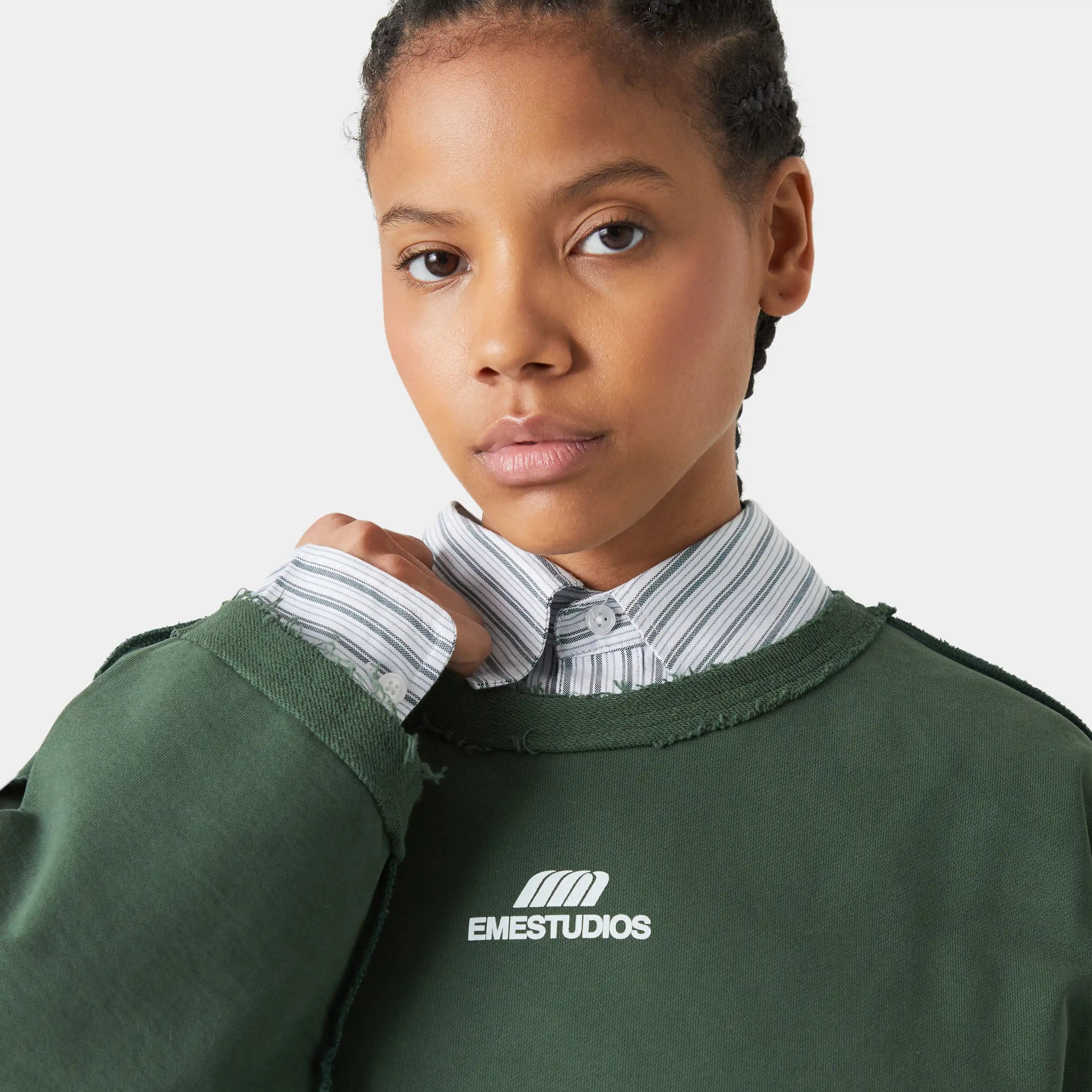 Suty Sycamore Reverse Crewneck Sweatshirts eme