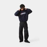 Inteal Navy Oversized Hoodie Hoodies Eme Studios