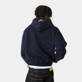 Inteal Navy Oversized Hoodie Hoodies Eme Studios
