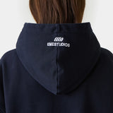 Inteal Navy Oversized Hoodie Hoodies Eme Studios