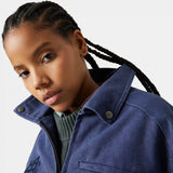 Wake Straight Navy Coat Outerwear eme