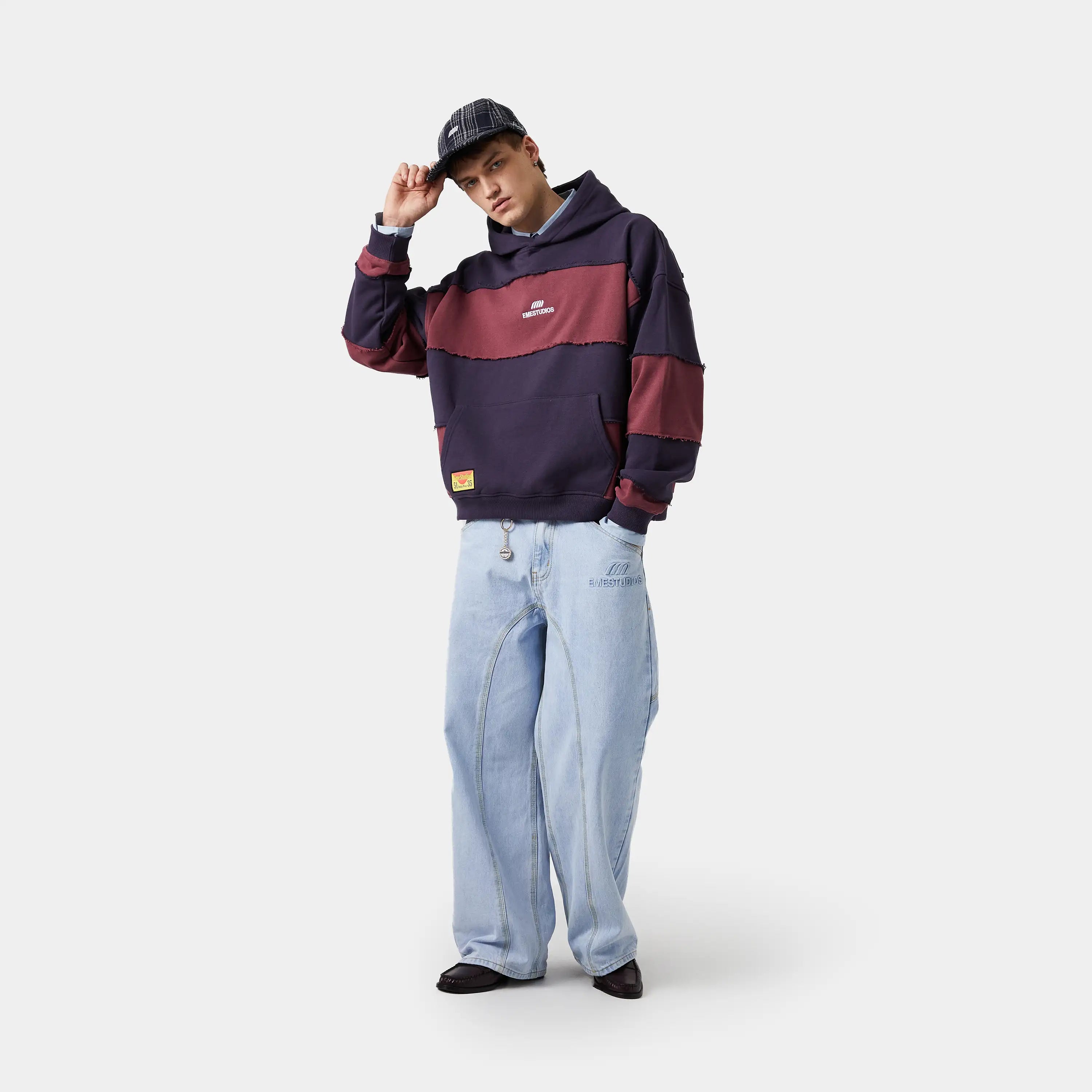 M Stripes Oversized Hoodie Hoodies eme