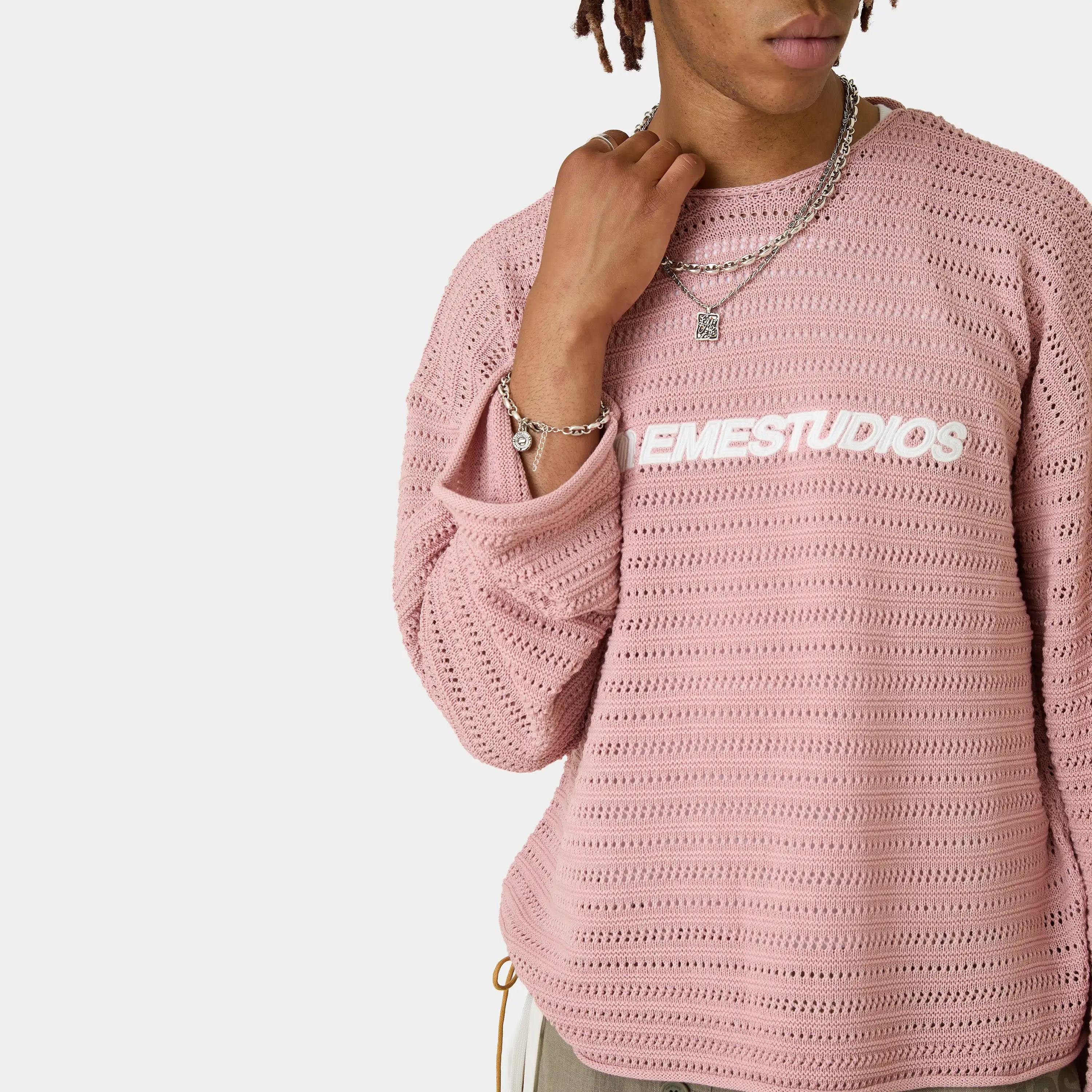 Kavai Cotton Candy Open Knit Knitwear Eme Studios