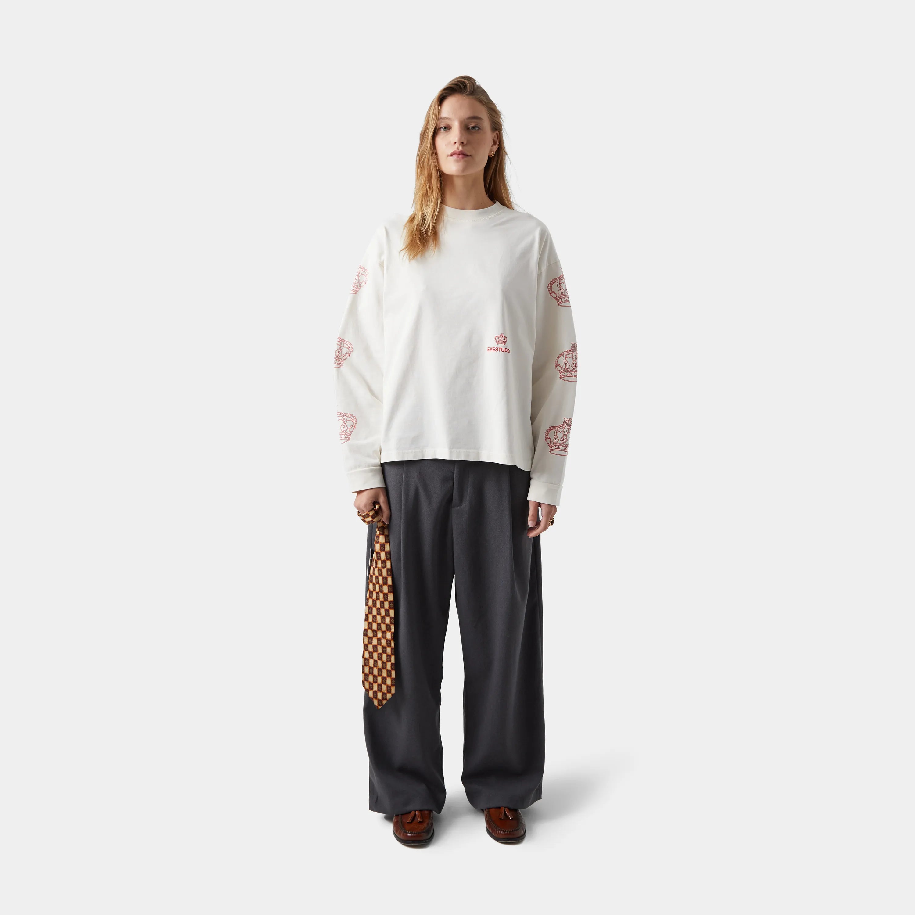 Crown Pearl Long Sleeve T-shirts eme