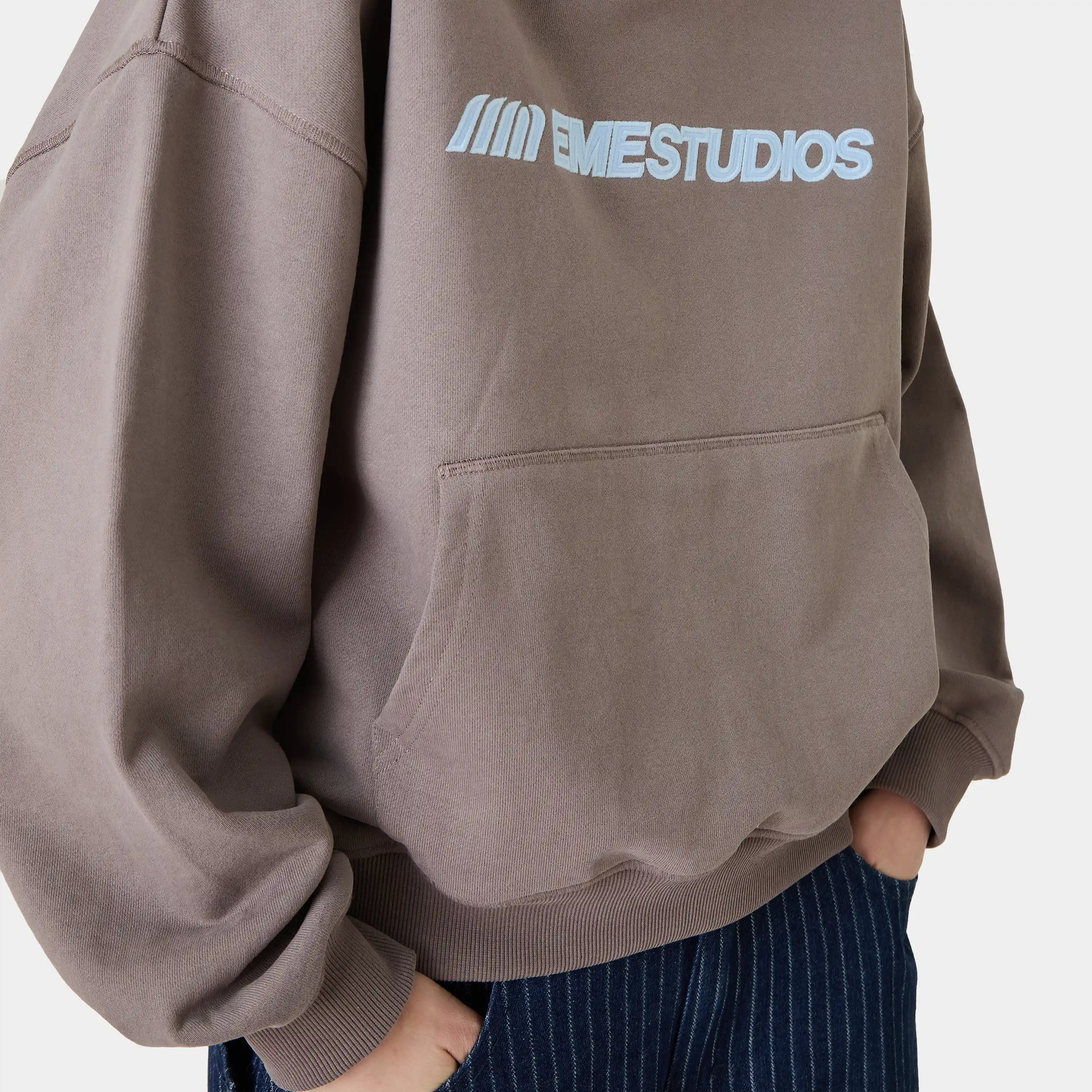 Metro Choco Oversized Hoodie Hoodies Eme Studios