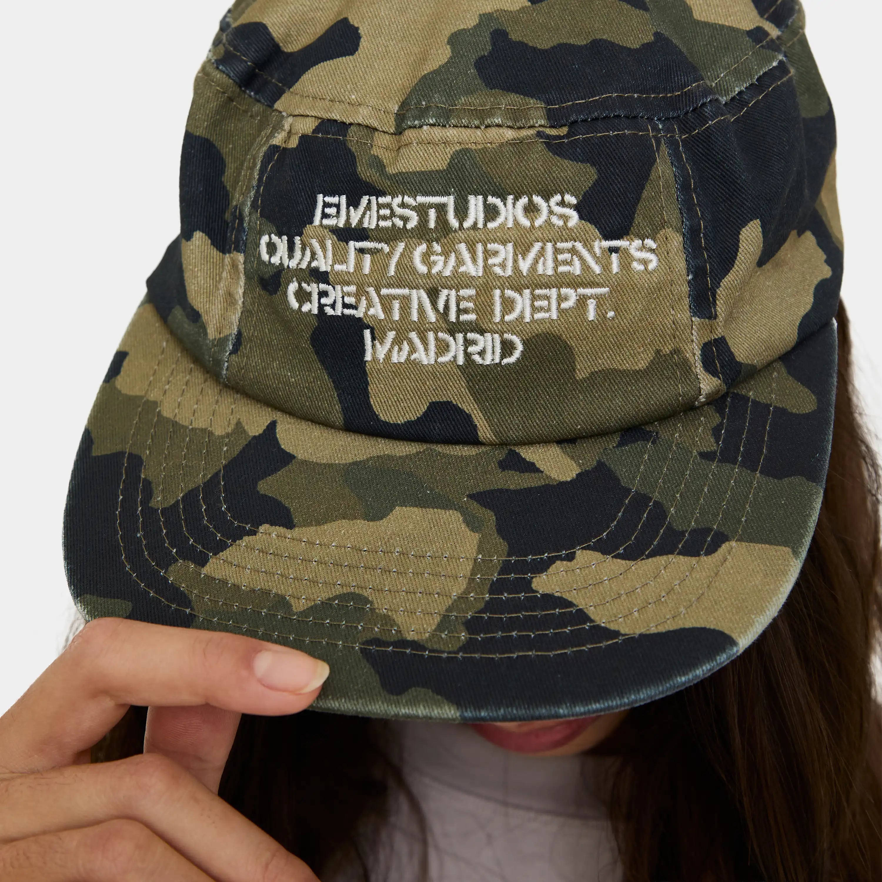 Militar Square Cap Headwear Eme Studios