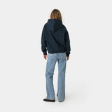 Metro Navy Oversized Hoodie Hoodies Eme Studios
