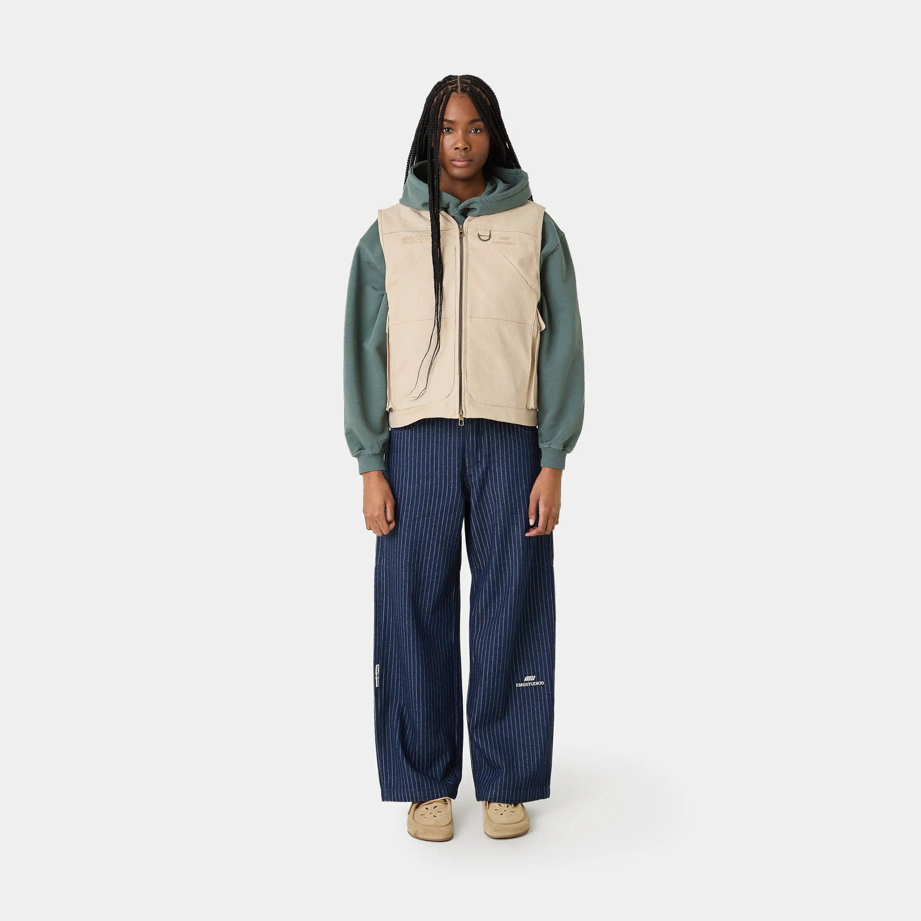 Zion Muddy Vest Outerwear Eme Studios