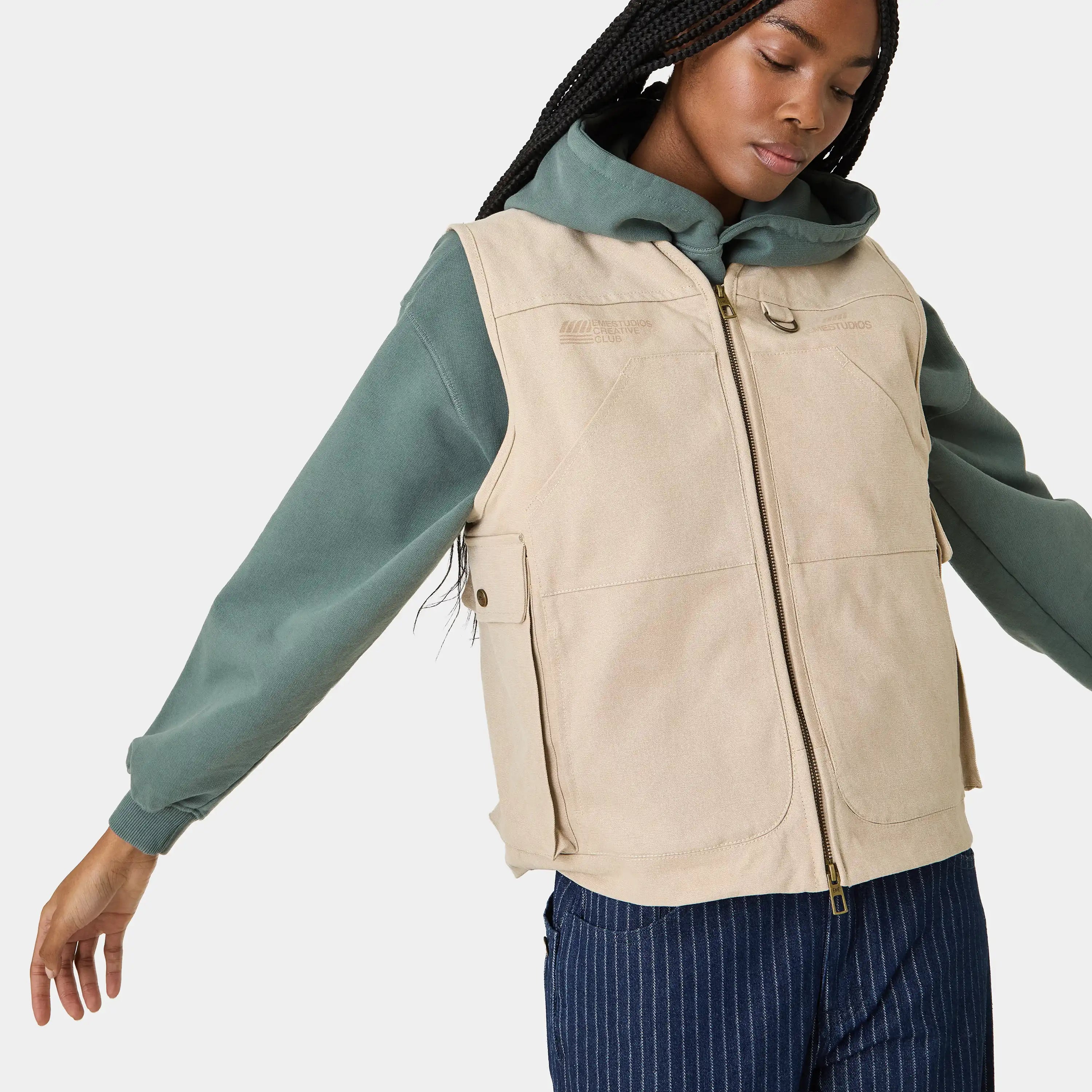 Zion Muddy Vest Outerwear Eme Studios