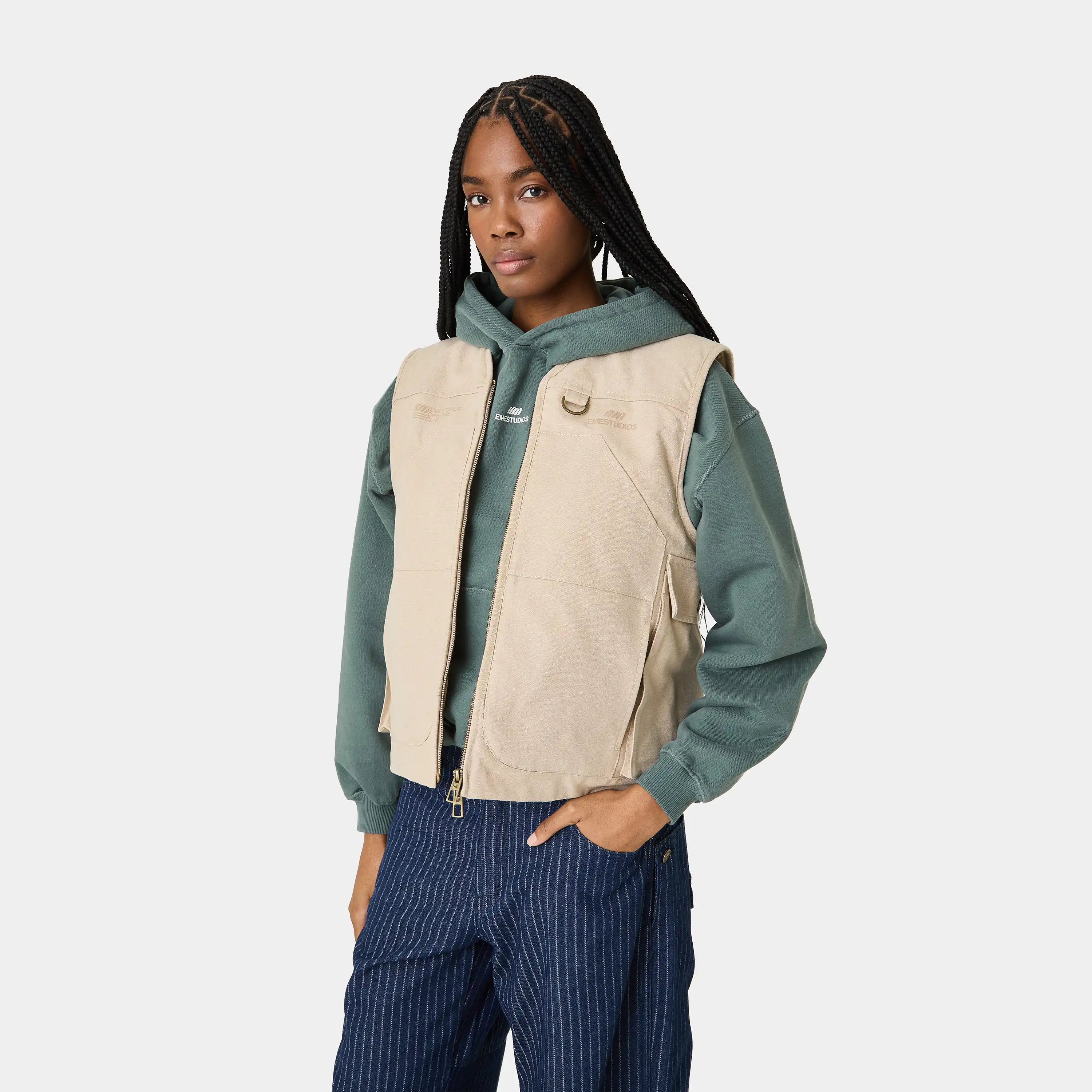 Zion Muddy Vest Outerwear Eme Studios
