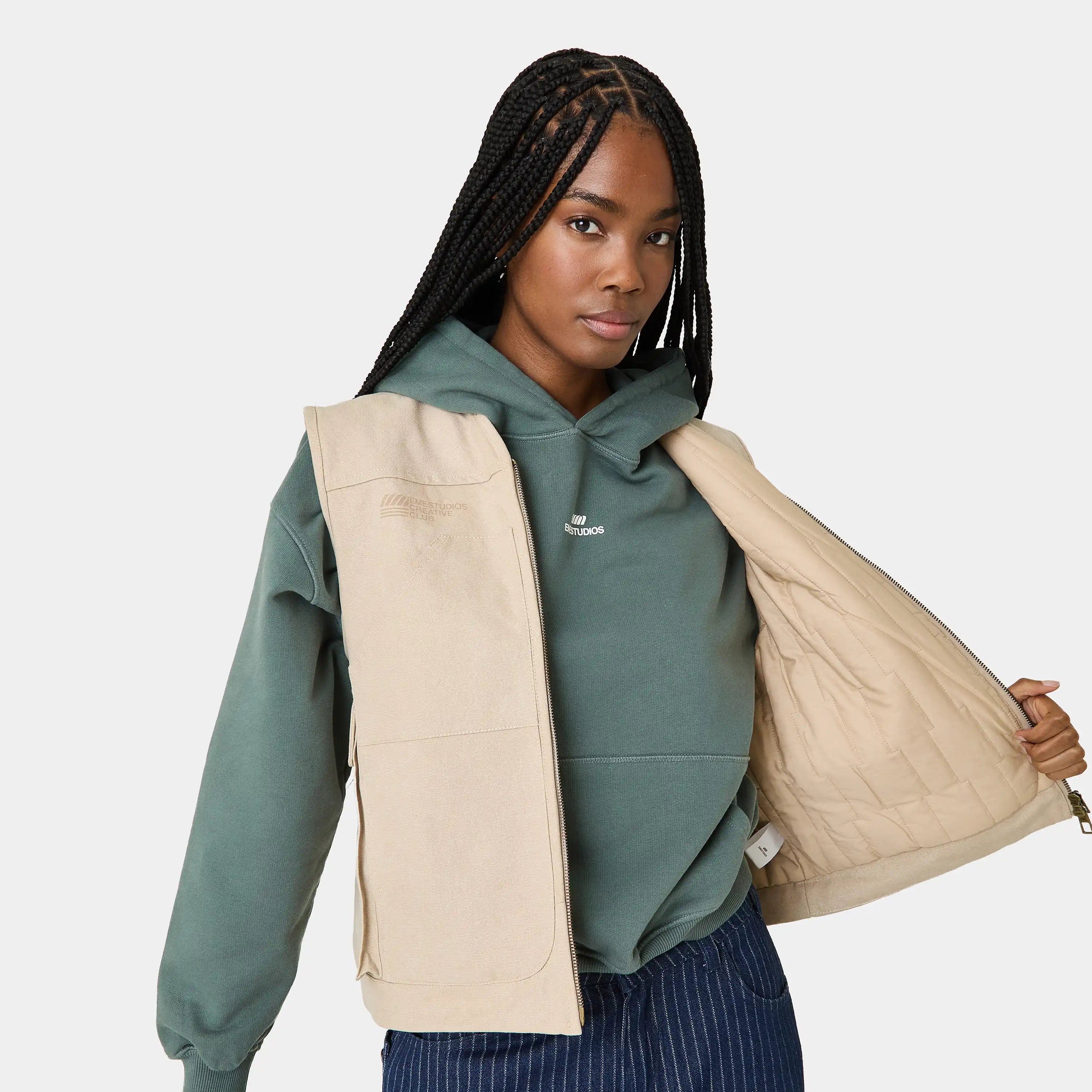 Zion Muddy Vest Outerwear Eme Studios
