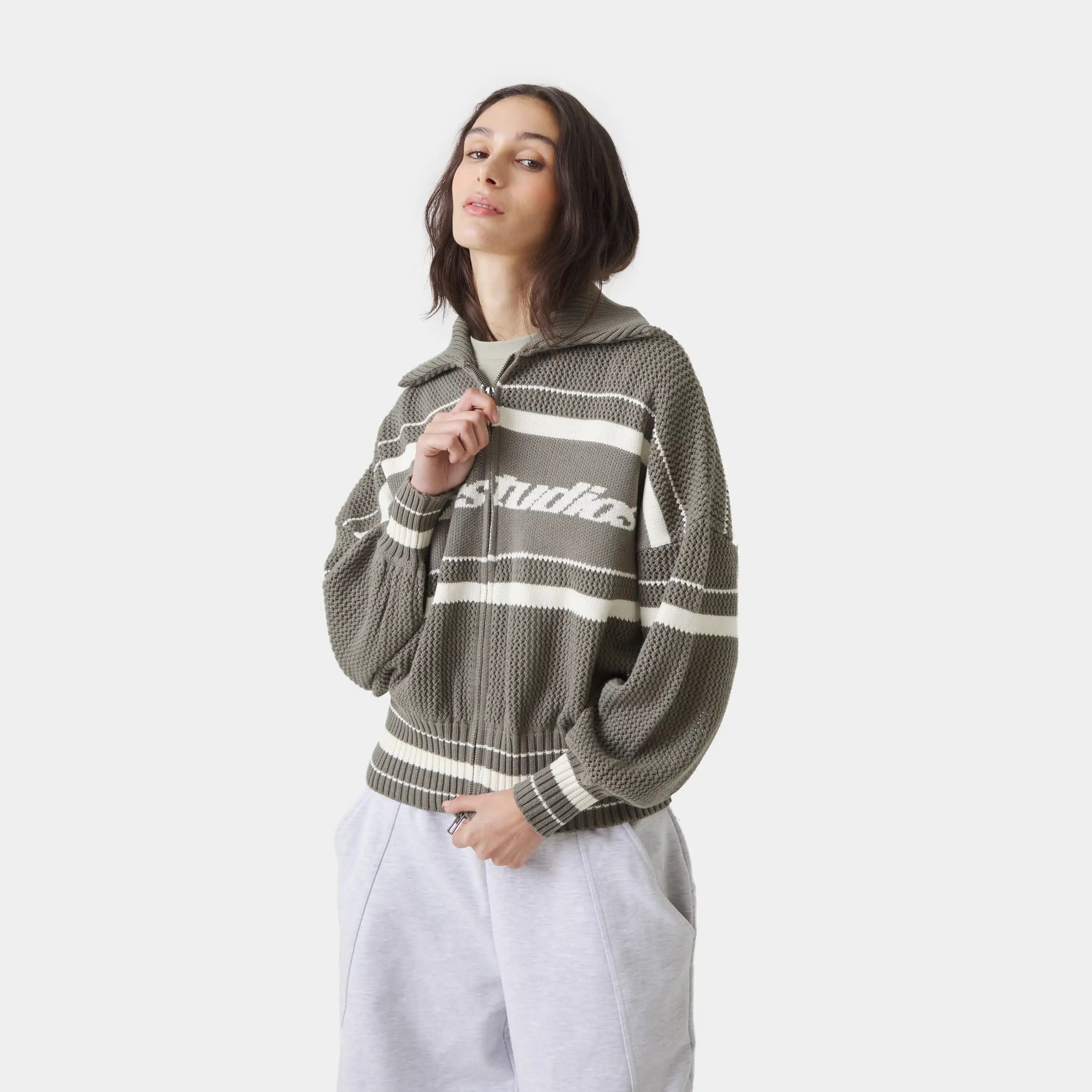 Unit Forest Zipper Knit Knitwear Eme Studios