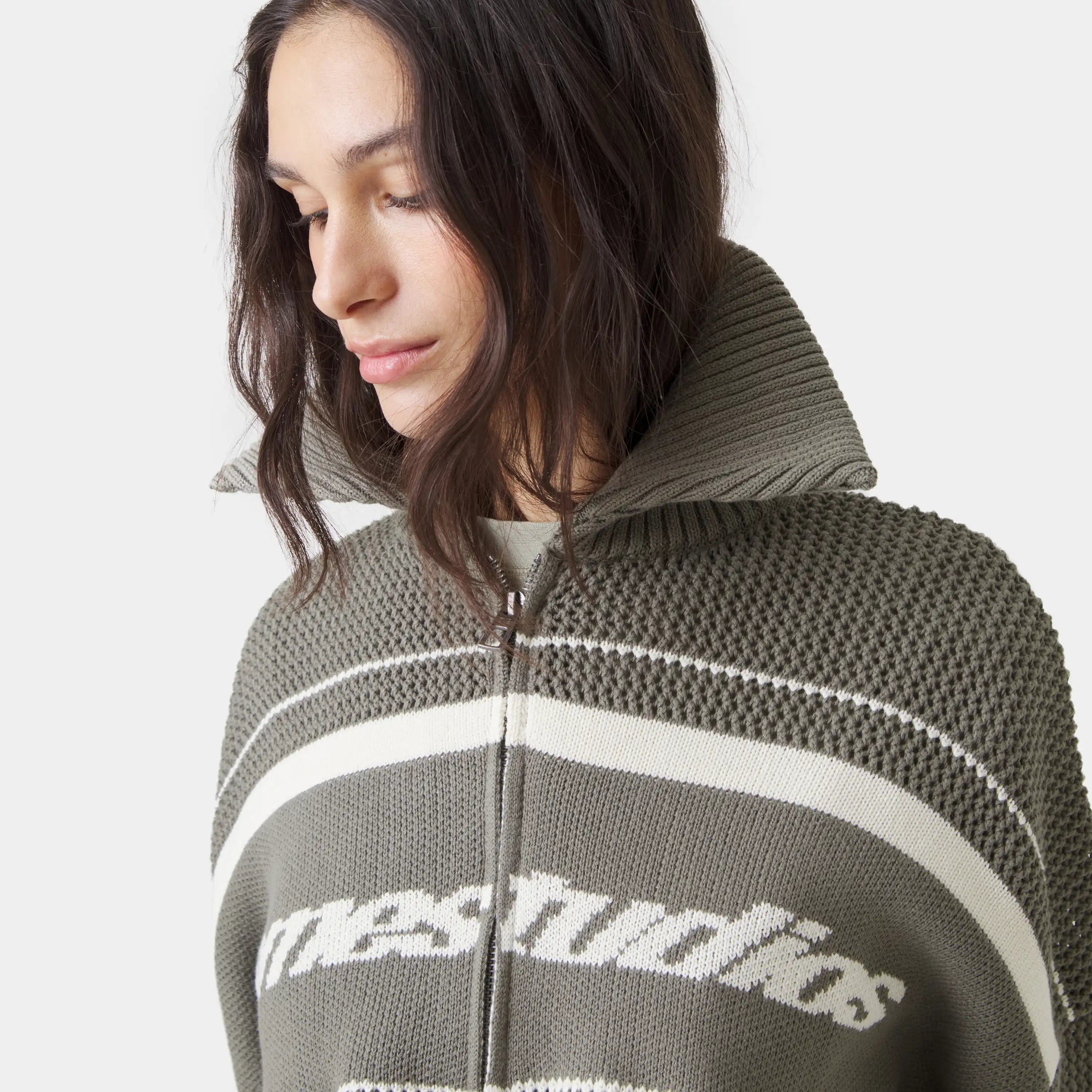 Unit Forest Zipper Knit Knitwear Eme Studios