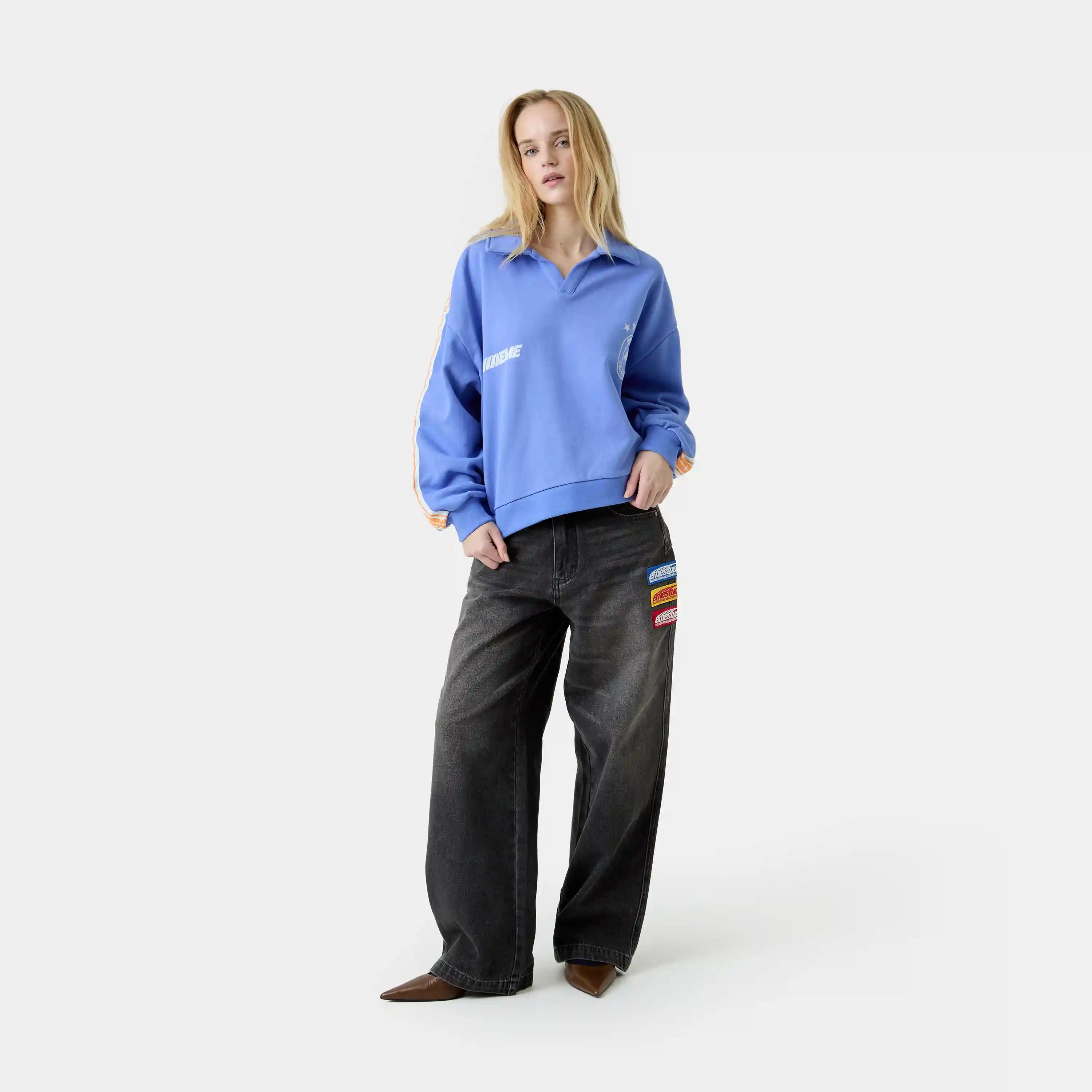 Cane Saare Polo Crewneck Sweatshirts Eme Studios