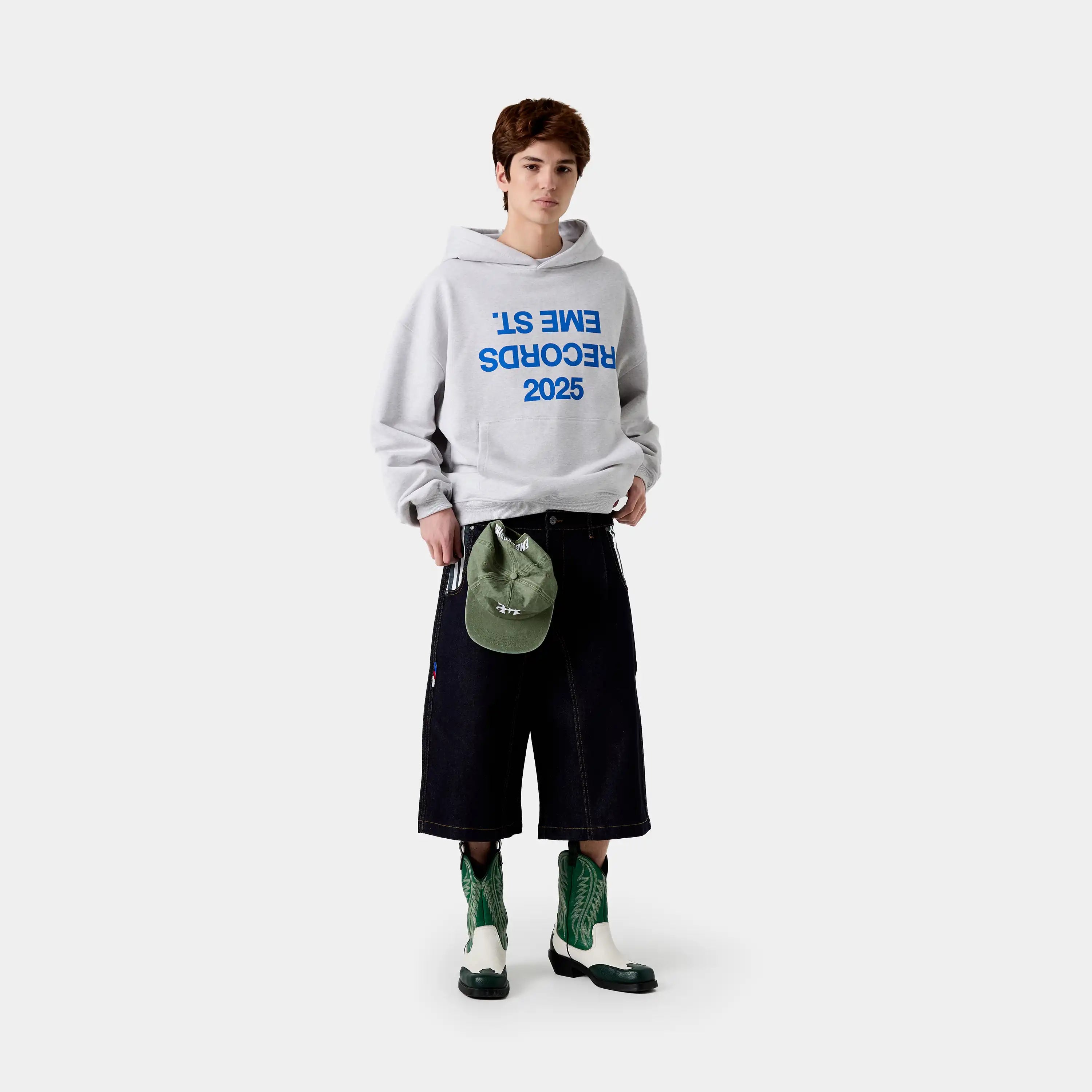 Inside Out Heather Grey Oversized Hoodie Hoodies eme
