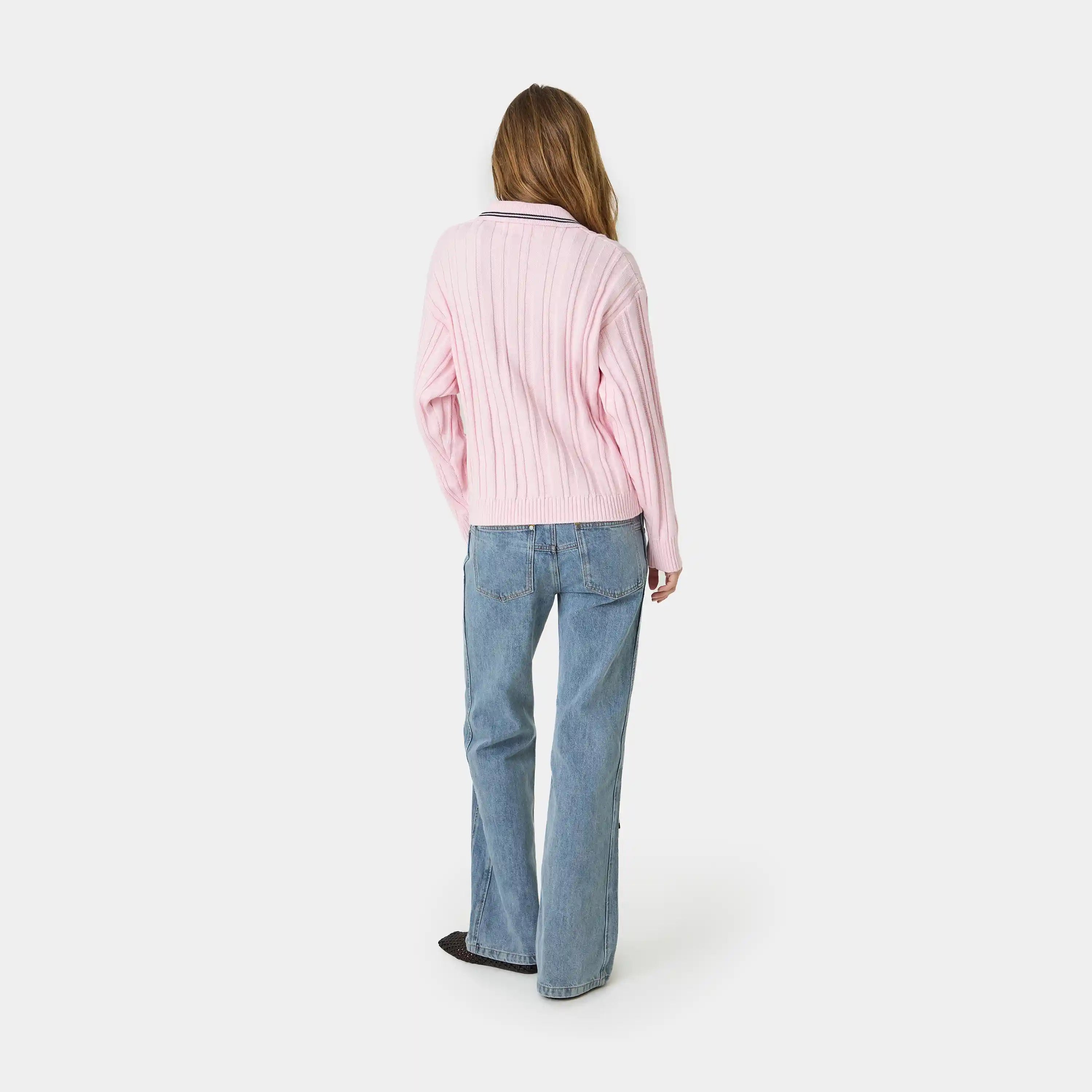 Pivot Cotton Candy Knit Polo Knitwear Eme Studios