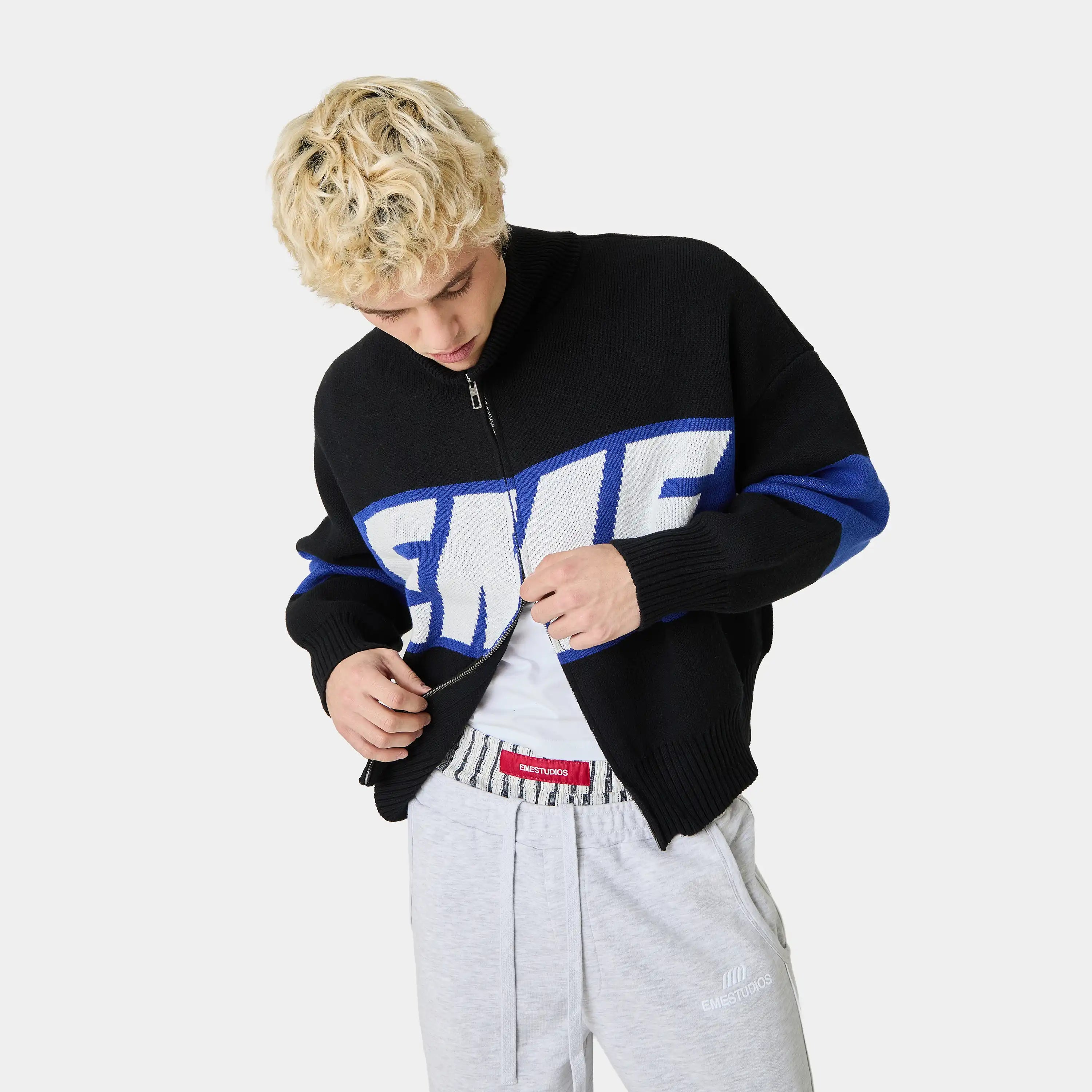Thrill Sodalite R9 Zipper Knit Knitwear eme