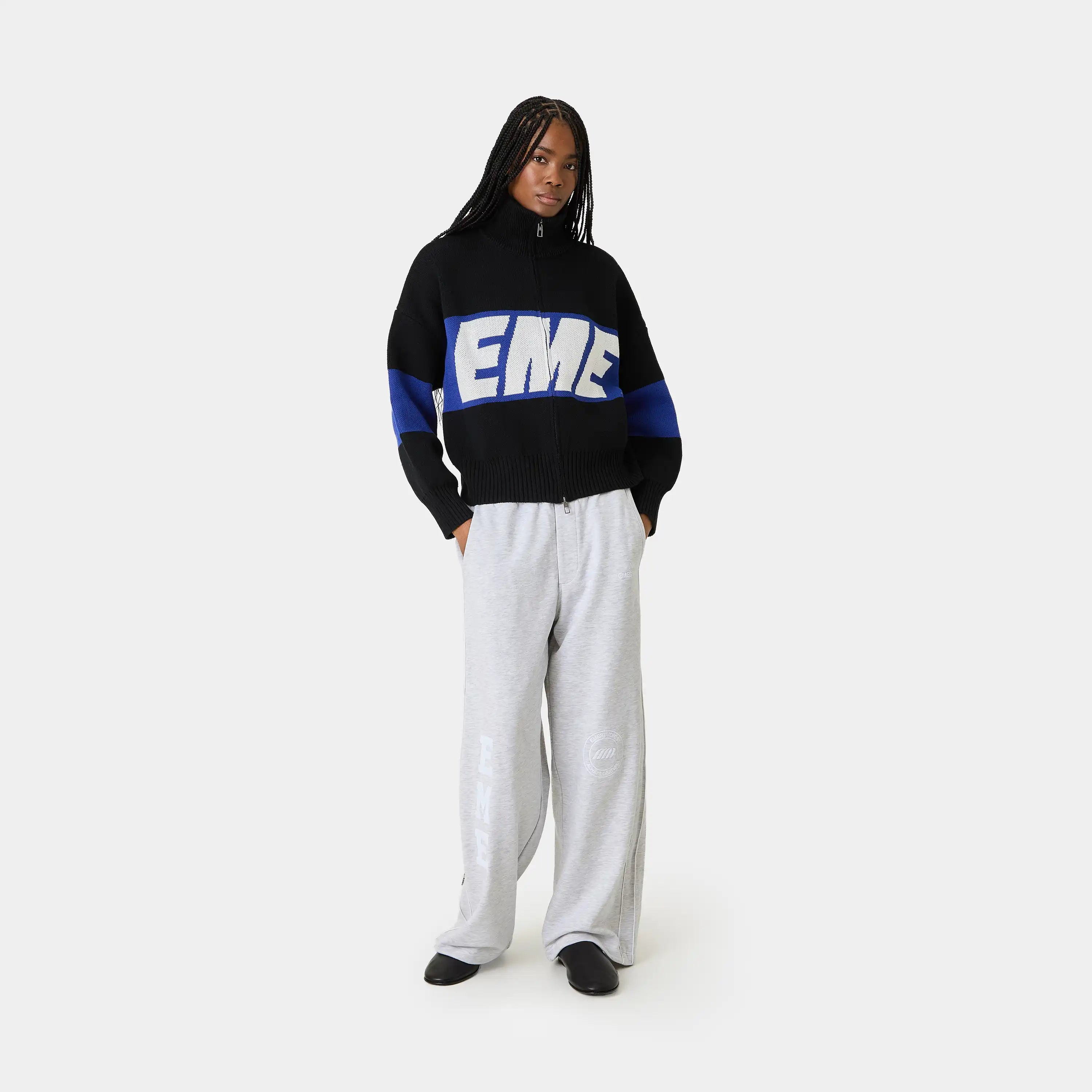 Thrill Sodalite R9 Zipper Knit Knitwear eme