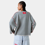 Sade Navy Reverse Crewneck Sweatshirts Eme Studios