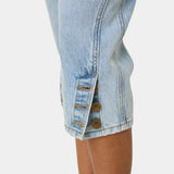 Vint Blue Denim Capri Pants Woman Pants Eme Studios