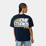 Ikko Navy Oversized Tee T-shirts Eme Studios
