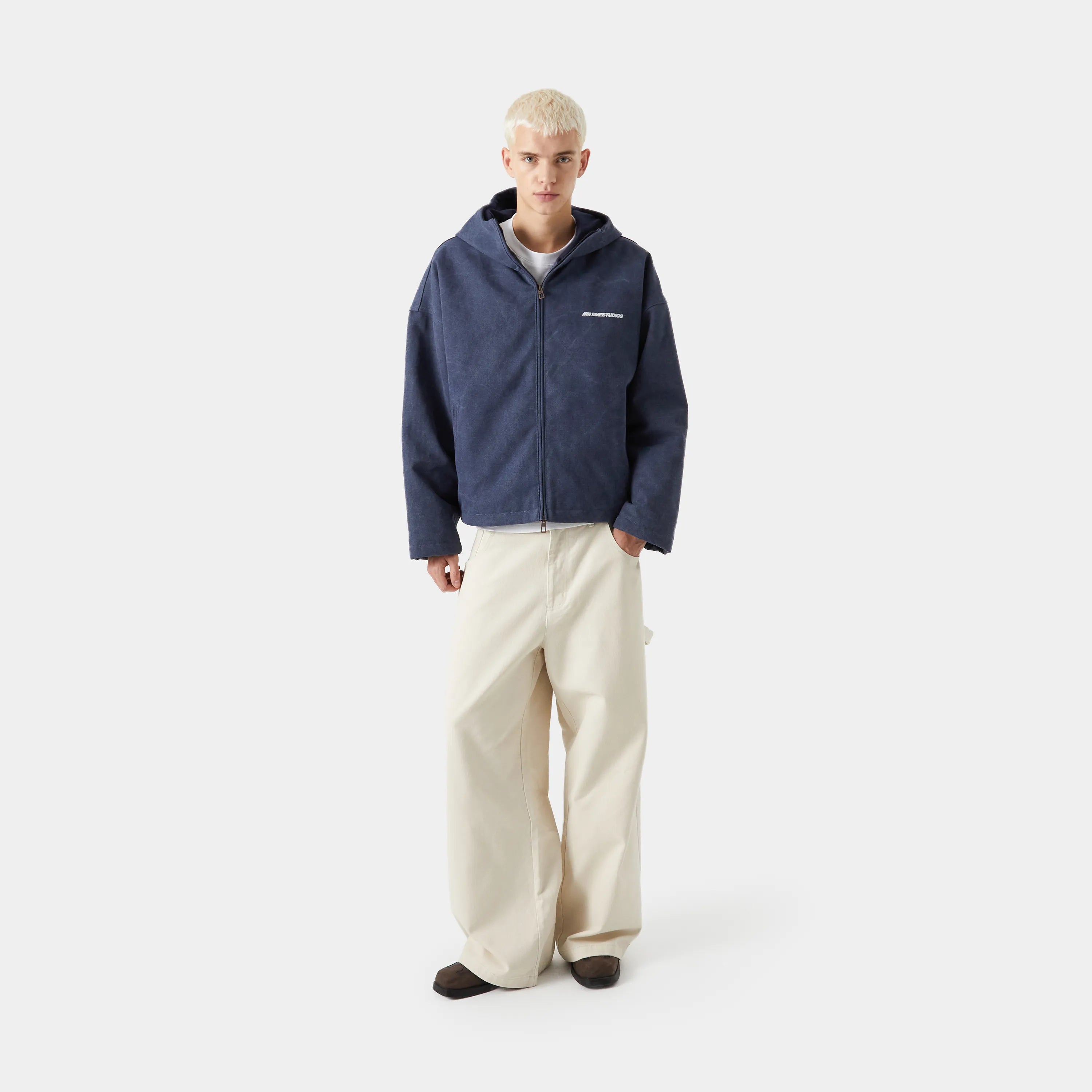 Bulwark Canva Navy Coat Outerwear eme