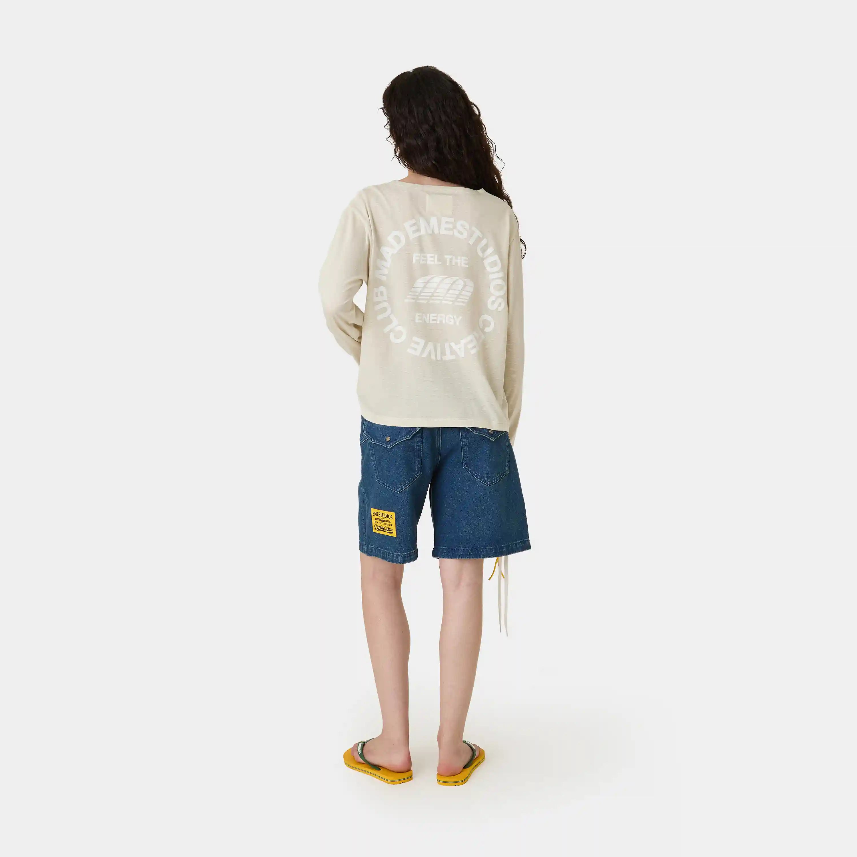 Rhodes Off Sand Long Sleeve T-shirts Eme Studios