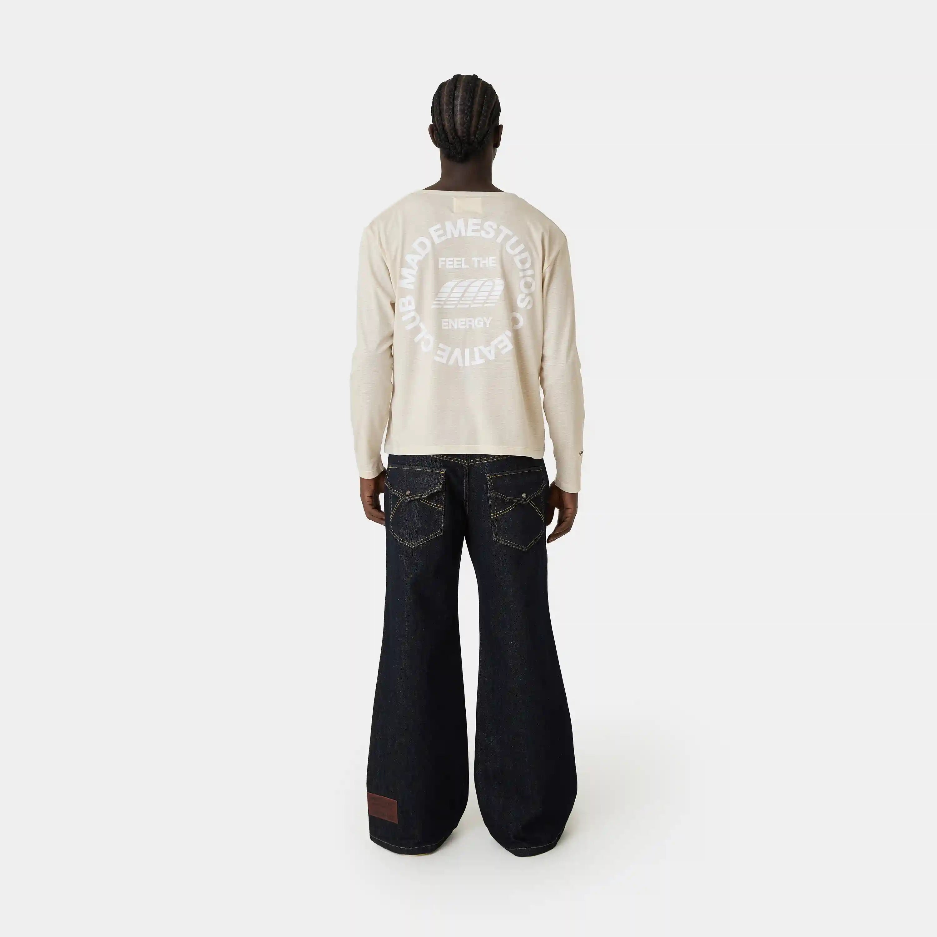 Rhodes Off Sand Long Sleeve T-shirts Eme Studios