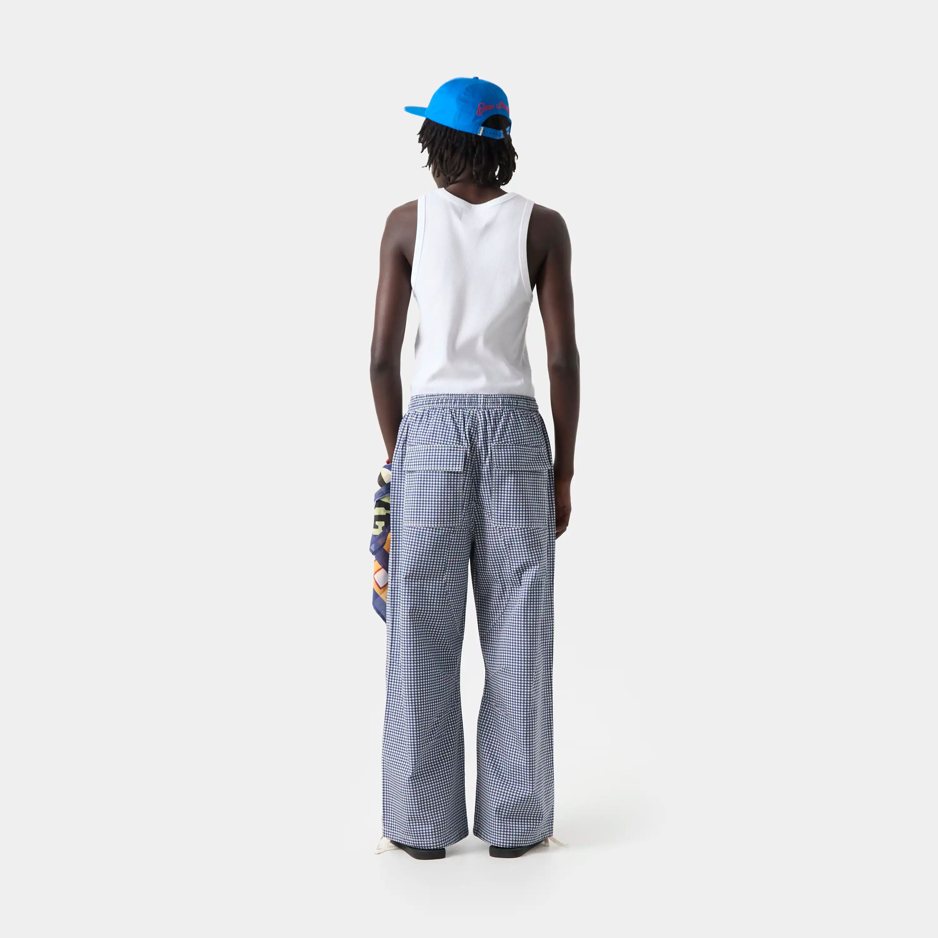 Patches Vichy Indigo Cargo Pants Pants eme