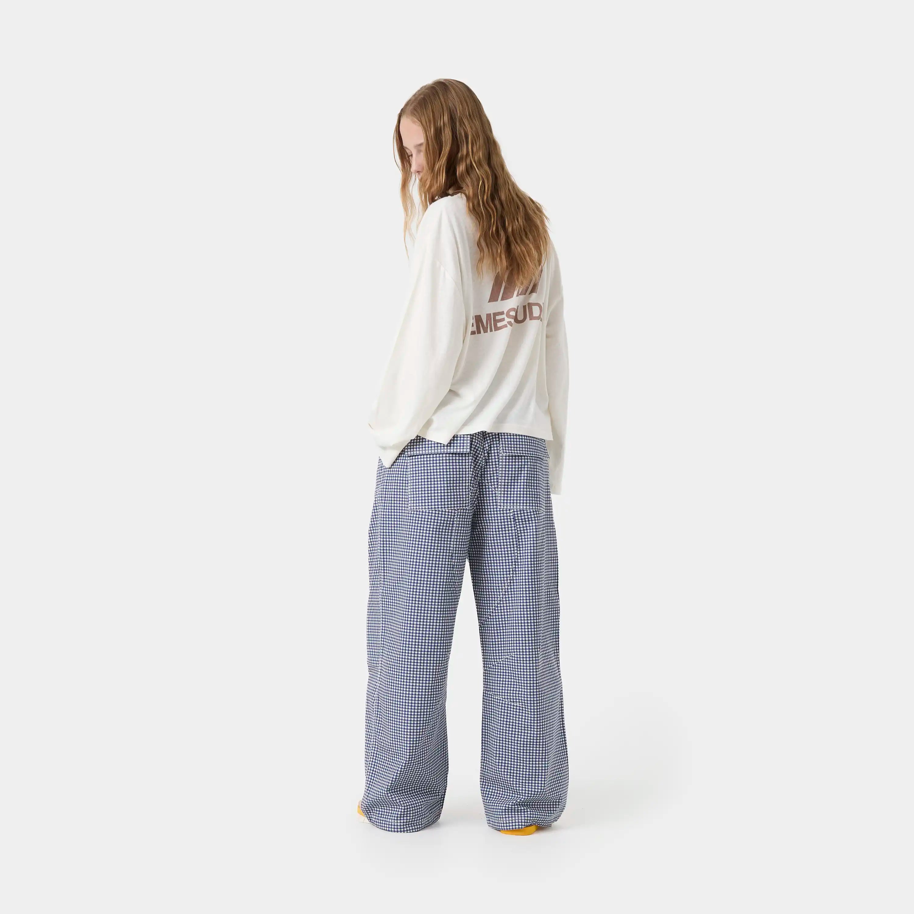 Patches Vichy Indigo Cargo Pants Pants eme