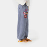 Patches Vichy Indigo Cargo Pants Pants eme