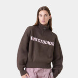 Hudson Lollipop Half Zip Knitwear Eme Studios