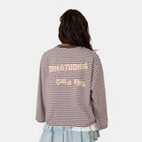 Cedar Fawn Striped Long Sleeve T-shirts Eme Studios