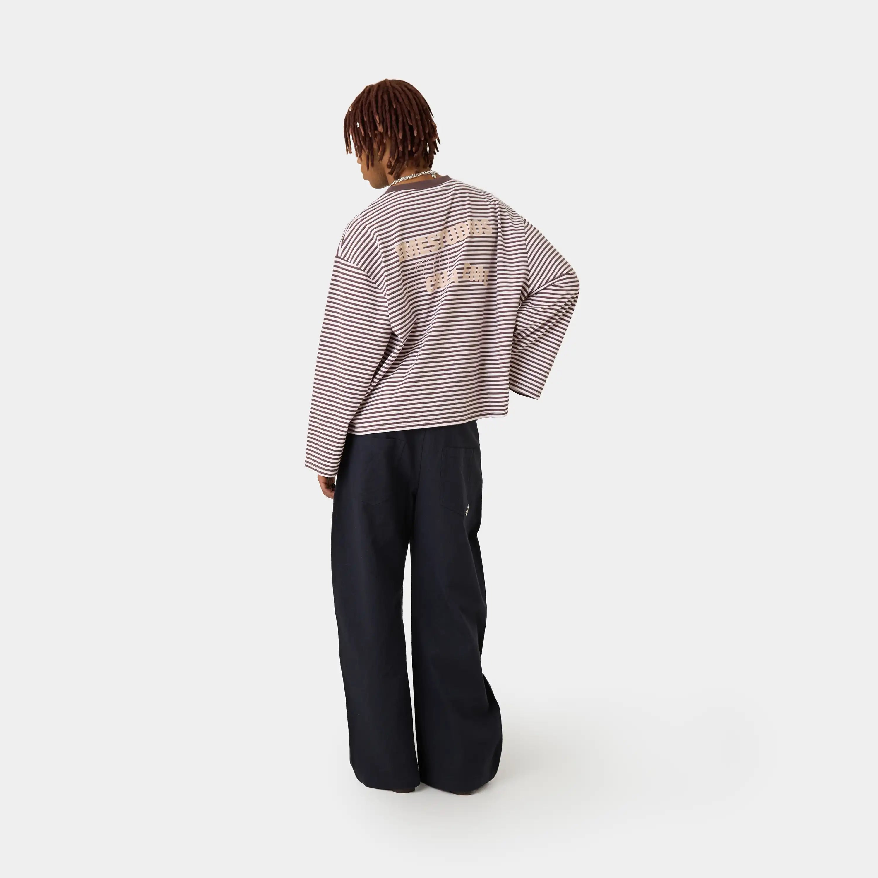 Cedar Fawn Striped Long Sleeve T-shirts Eme Studios