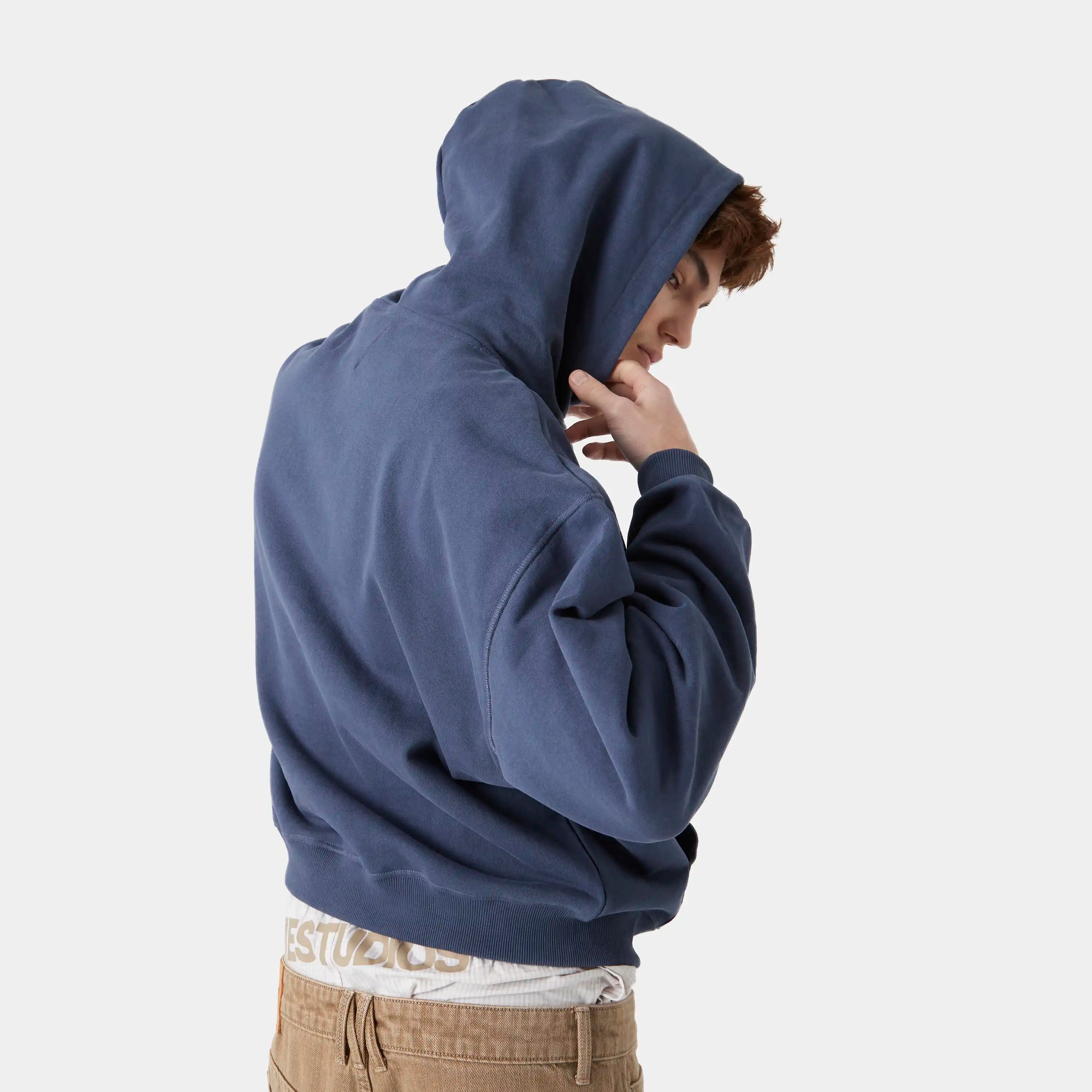 Le Panier Navy Oversized Hoodie Hoodies eme