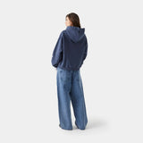 Le Panier Navy Oversized Hoodie Hoodies eme