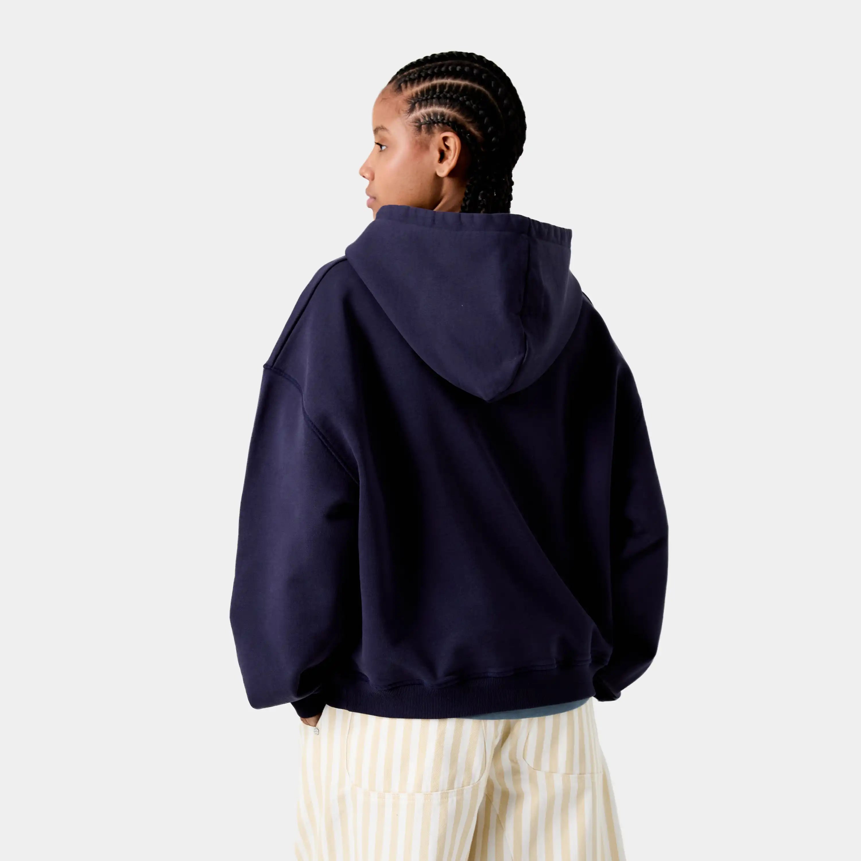 Inside Out Navy Oversized Hoodie Hoodies eme