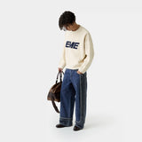 Pinstripe Sugar Knit Sweater Knitwear Eme Studios