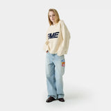 Pinstripe Sugar Knit Sweater Knitwear Eme Studios