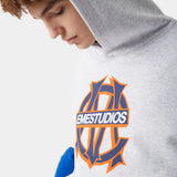 Le Panier Heather Grey Oversized Hoodie Hoodies eme