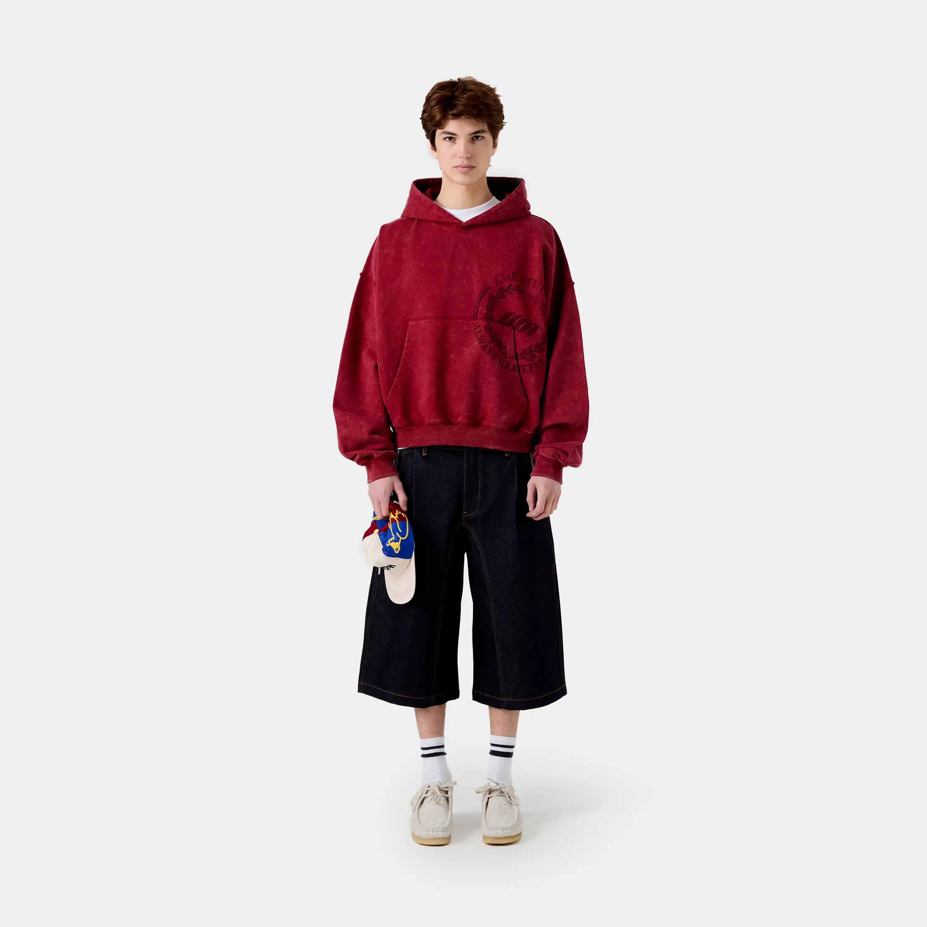 Min Pomegranate Oversized Hoodie Hoodies eme
