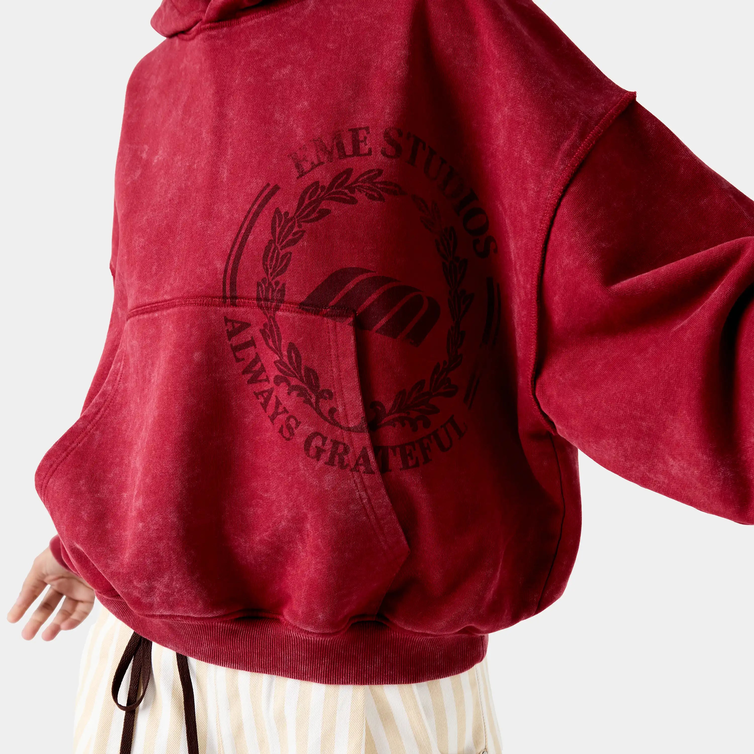 Min Pomegranate Oversized Hoodie Hoodies eme