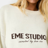 Master Off Sand Knit Sweater Knitwear eme
