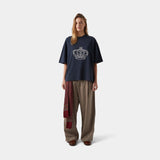 Crown Navy Oversized Tee T-shirts eme