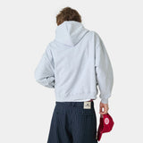 Box Heather Grey Oversized Hoodie Hoodies eme