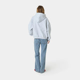 Box Heather Grey Oversized Hoodie Hoodies eme