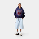 Dusk Blue Ribbon Full Zip Hoodies eme